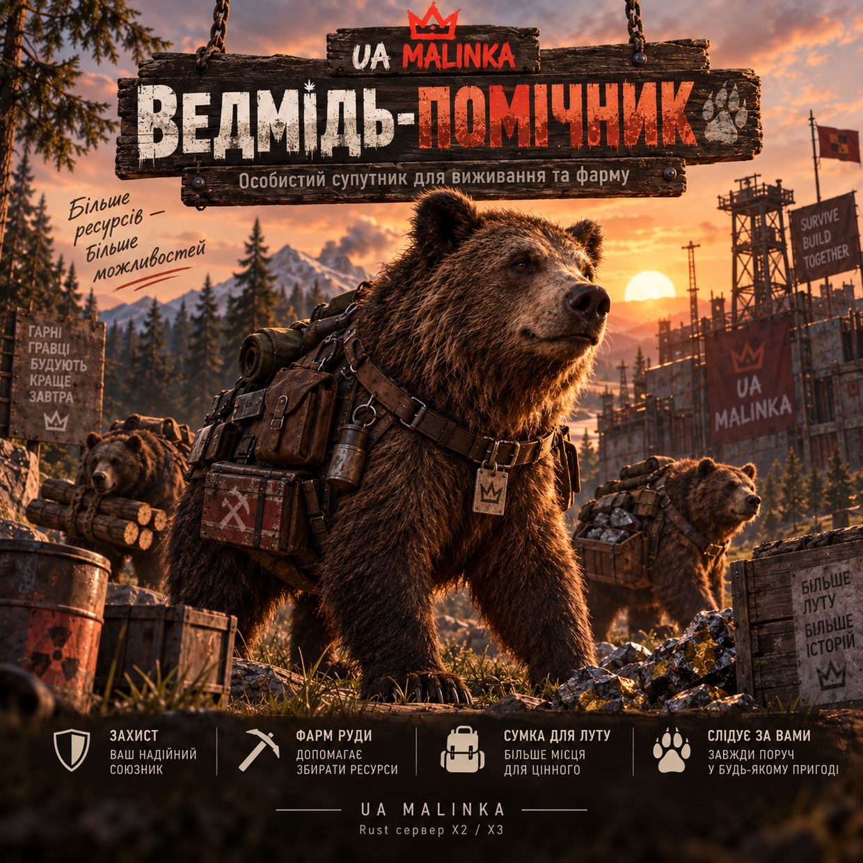 медведь